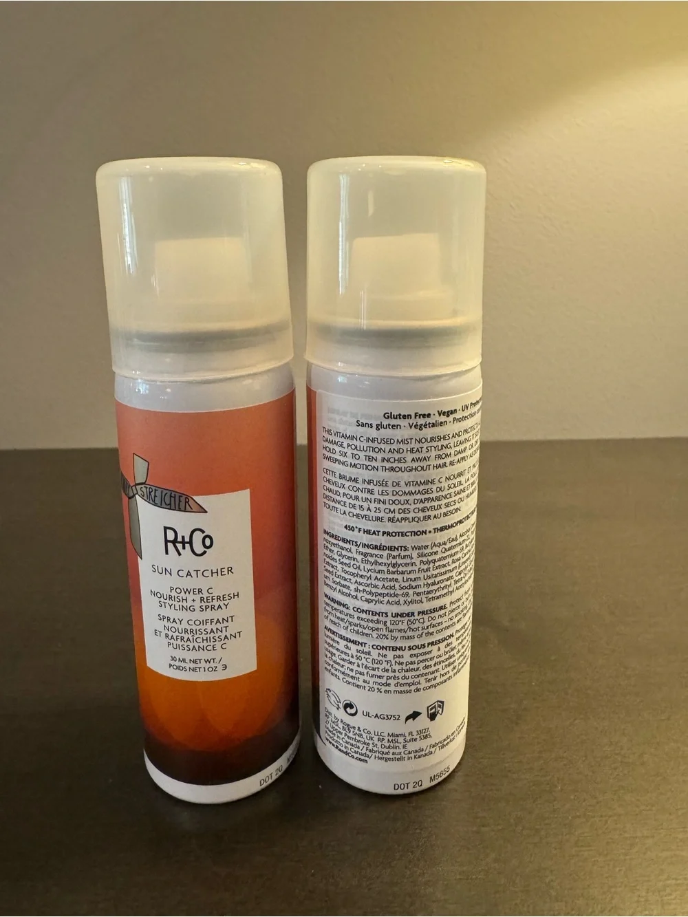 R+Co Sun Catcher Power C Nourish Refresh Styling Spray 30 ml 1 oz Travel Size X2